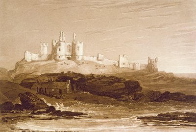 F.14.I Dunstanborough Castle, uit de 